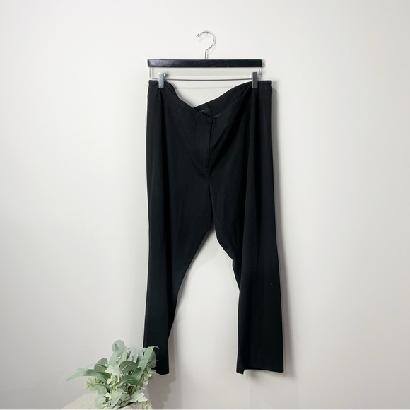 [Talbots] Women's Black High Waist Full Length Straight Leg Career Pants - Picture 1 of 8